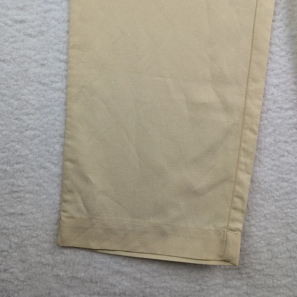 NWT Banana Republic Arcata Tencel Linen Easy Pants Yellow Women's Small